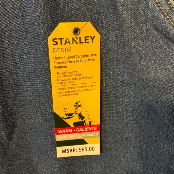 Men’s Stanley Lined Carpenter Jeans 40 x 32 - Picture 2 of 9